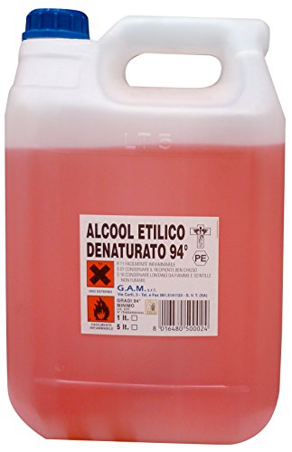 ALCOOL DENATURATO 94° LT. 5