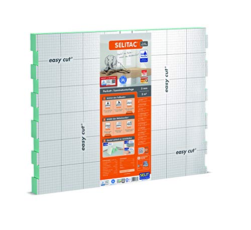 SELITAC 5 mm AquaStop - Sottofondo per pavimento laminati e parquet con protezione contro l'umidità (5 m²)
