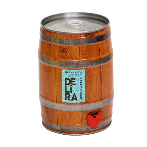 Birra Artigianale Cruda Italiana DELìRA Weiss - Fusto 5 Litri - Prodotta da I.C.B. Italian Craft Brewery (1)