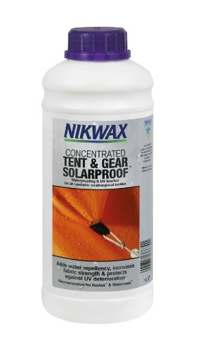 Nikwax, Prodotto per la Manutenzione della Tenda, impermeabilizzazione e Protezione Raggi UV, 1 litro (vpe 6) Conc, Bianco (Weiß)