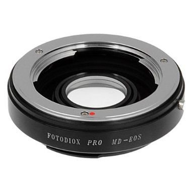 Fotodiox Adapter Pro - Adattatore per obiettivo Minolta MD su fotocamera Canon EOS