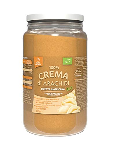 Smile Crunch 100% Crema Di Arachidi Ricetta Americana Bio - 600 Gr