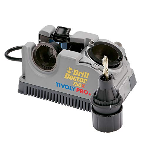 Tivoly Drill Doctor 750 – Affilatrice per punte, da 2,5 a 19 mm, punta 118º/135°