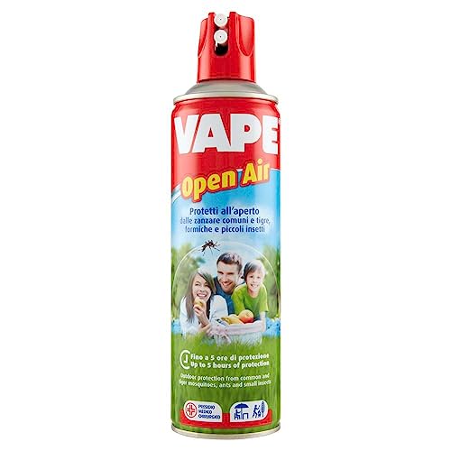 Vape Open Air Spray Anti Zanzare 6 Flaconi da ml 500