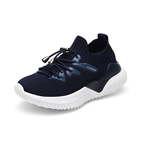 Scarpe da Ginnastica Corsa Bambini Running Sneakers Unisex Calzature Leggera Blu 35 EU