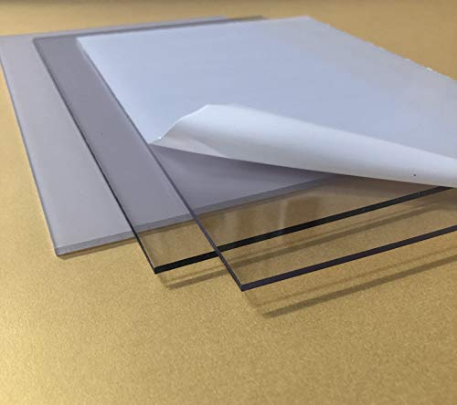 Pannello plexy 3 mm - trasparente - policarbonato - dimensioni 20x30 cm