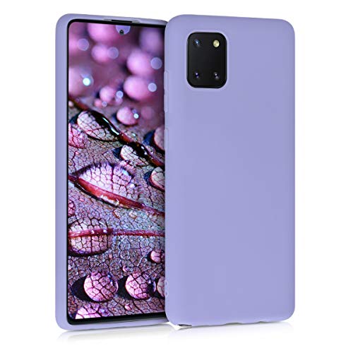 kwmobile Custodia Compatibile con Samsung Galaxy Note 10 Lite Cover - Back Case per Smartphone in Silicone TPU - Protezione Gommata - lavanda pastello