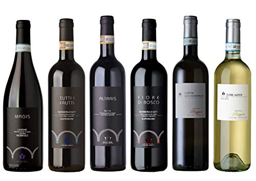 Boggero Bogge Wine - selezione Barbera D'Asti Superiore - Nizza - Nebbiolo- Cortese - Arneis 6 bott 0,75L