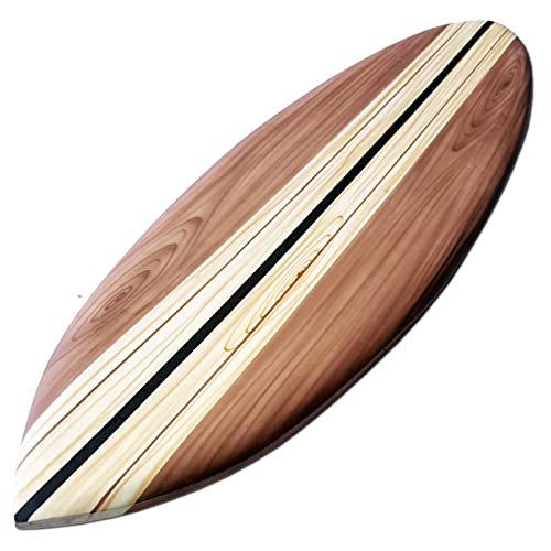 Seestern Sportswear Tavola da surf decorativa in legno, lunghezza 100 cm, design aerografo, surf, surf, surf, equitazione, surf /1864