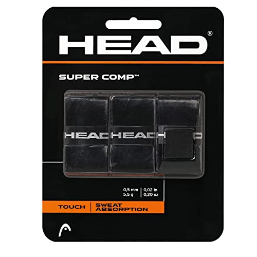 HEAD Supercomp, Tennis Accessori Unisex Adulto, Black, One Size