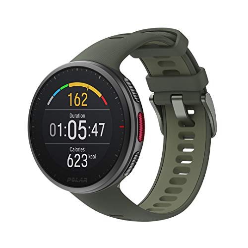 Polar Vantage V2 - Premium Smartwatch con GPS - Sportwatch con Misurazione della Frequenza Cardiaca dal Polso per Running, Nuoto, Bici, HIIT - Controlli Musica, Meteo, Notifiche Telefoniche