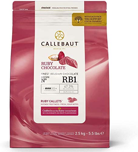 cioccolato ruby callebaut confezione 2,5 kg