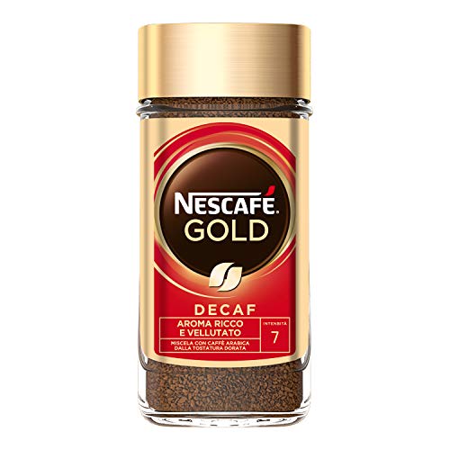 Nescafé Gold Caffè Solubile Decaffeinato Barattolo, 200g