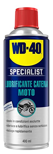 WD-40 Specialist Moto Lubrificante Catena Moto per Condizioni Asciutte 400 ml