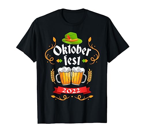 Oktoberfest 2022 Funny Oktoberfest 2022 Costume Men Women Maglietta