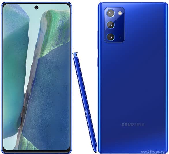 Samsung Galaxy Note 20 5G, 256GB, Mystic Blue (Ricondizionato) Smartphone Originale di fabbrica in esclusiva per il mercato europeo (versione internazionale)