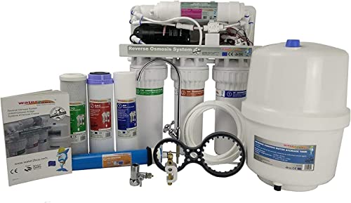 Water2buy Osmosi Inversa RO600 | Sistema di osmosi inversa a 5 stadi con pompa