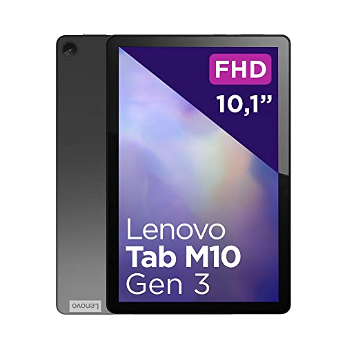 Lenovo Tab M10 Terza Generazione, Display 10.1' Full HD, WI-FI, RAM 4GB, Memoria 64GB, Tablet Android 11, Grigio (Storm Grey), Esclusiva Amazon, Alimentatore