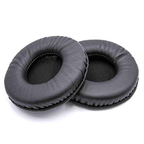 vhbw cuscinetti di ricambio padiglioni auricolari per cuffie nero 4.9cm 10.2cm per headset Silvercrest SFR-2-4 B1