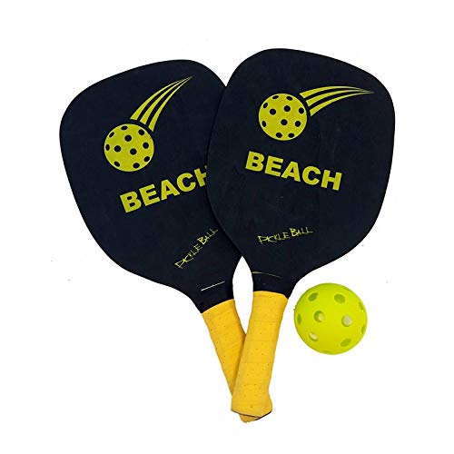 Beach Art PRO, Set Racchette Pickle Tennis Unisex – Adulto, Nero, 40 x 20 x 1 cm