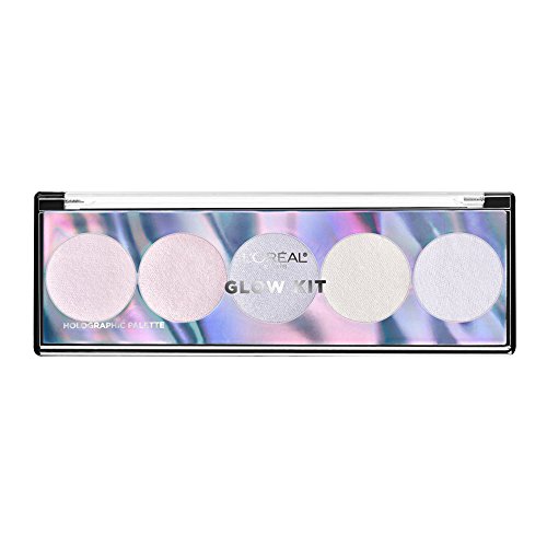 L'Oréal Paris Glow Kit Holographic Palette Illuminanti Viso con 5 Tonalità Olografiche