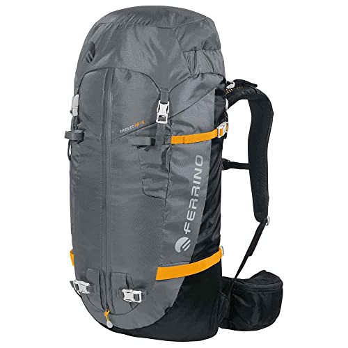 Ferrino triolet 48+5 75661 MDD colore grigio zaino tecnico da alpinismo ideale per alpinismo sci alpinismo trekking 53