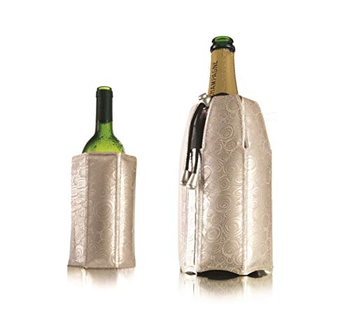 Vacu Vin Set di Refrigeratore per Vino e Champagne Attivo - Platino