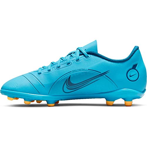 Nike Vapor 14 Club Fg/MG, Scarpe da Calcio, Chlorine Blue/Laser Orange, 35 EU