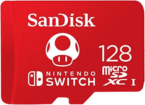 SanDisk 128 Go microSDXC Scheda per Nintendo Switch, Scheda di memoria con Licenza Nintendo, fino a 100 MB/s UHS-I Class 10 U3