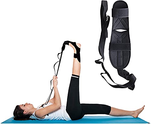 Mehrlieben Cintura di Allungamento Yoga Yoga Stretching Belt Cinghia di Caduta del Piede Cintura Elastica per Legamenti Yoga Cintura Fascia Elastica per Fisioterapia Riabilitazione Pilates Danza