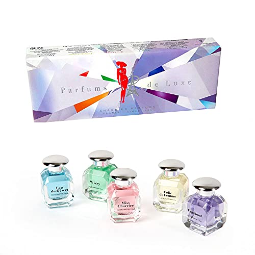 Charrier Parfums - 'Parfums de Luxe' Cofanetto di 5 Eau de Parfum in miniatura 60 ml