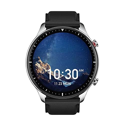 Amazfit Smartwatch GTR 2 Orologio Intelligente Alexa Integrato, AMOLED da 1,39'', Impermeabile 5 ATM Cronometro con GPS, Bluetooth, Memoria Interna Musica da 3 GB (Acciaio Inossidabile)