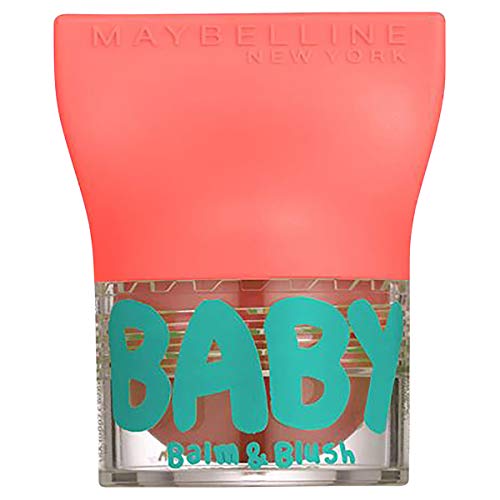 Maybelline New York Baby Lips Balm&Blush Balsamo Labbra e Blush, 1 Innocent Peach