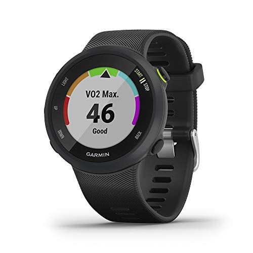 Garmin Forerunner 45, 42MM Easy-to-Use GPS Running Watch with Garmin Coach Free Training Plan Support, Red