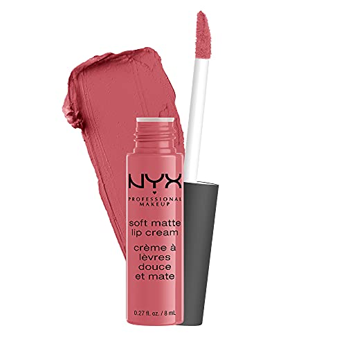 NYX Professional Makeup Soft Matte Lip Cream, Finish matte e cremoso, Colore extra-pigmentato, Long Lasting, Tonalità: Cannes