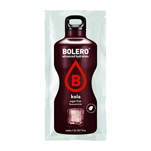 BOLERO Drinks 24 bustine da 9 grammi gusto COLA - Preparato istantaneo per Bevande con Stevia e Vitamina C e Senza Zucchero