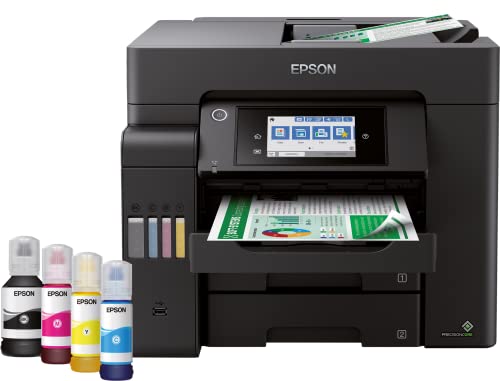 Epson EcoTank ET-5800, Stampante Multifunzione, Stampa Fronte/Retro, Scansione, Copia, Fax, Formato A4, ADF, 2 Vassoi Frontali da 250 Fogli, Wi-Fi, LCD 10.9 cm