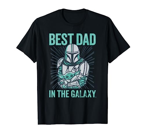 Star Wars The Mandalorian and Grogu Best Dad in the Galaxy Maglietta