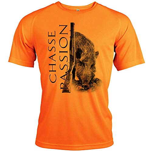 Pets-easy t Shirt - Sciarpa con motivo cinghiale, caccia, con scritta personalizzabile