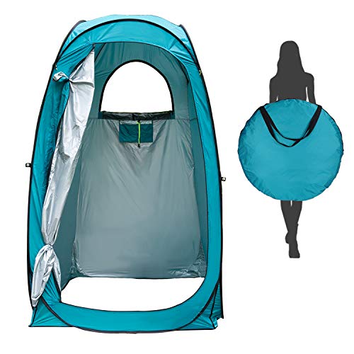 Tenda da Campeggio Pop-up Portatile, Tenda Istantanea per Campeggio Spiaggia Bagno Spogliatoio Doccia Riparo