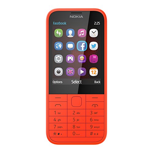 Nokia 225 Smartphone Dual SIM, Rosso [Italia]