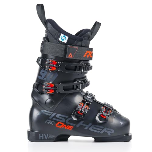 Fischer Scarponi da sci alpino, scarponi da sci alpino, stivali da sci RC One 9.0, dimensioni: MP27.5 EU42 2/3, colore: rosso, Flex 900, modello 2024, da principianti a buoni sciatori