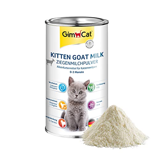GimCat Kitten Goat Milk - Latte di capra in polvere per gatti - 1 barattolo (1 x 200 g)