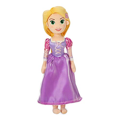 Bambola di peluche di Rapunzel per Disney Store, Rapunzel L’intreccio della Torre, 46 cm/18', con maniche a sbuffo, fiocco e finiture di pizzo, per tutte le età