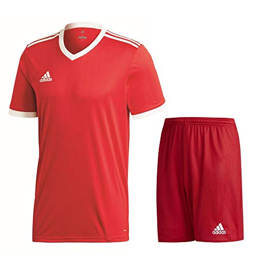 Adidas Tabela 18 - Completo da calcio da uomo, colore rosso, Colore: rosso, M