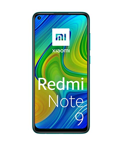 Xiaomi Redmi Note 9 -Smartphone 6.53' FHD+ DotDisplay (4GB RAM, 128GB ROM, Quad Camera , 5020mah Batteria, NFC) 2020 [Versione Italiana] - Colore Forest Green