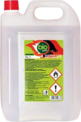 Bioetanolo combustibile stufe Bio Sprint 5 litri 99,9% inodore no fumo naturale no zolfo