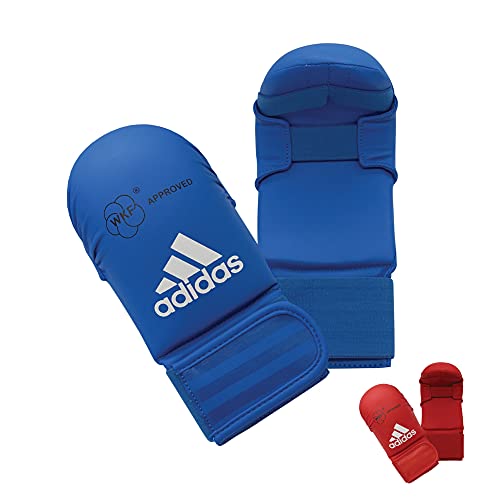 Adidas - Guanti da Karate-Kumite/Fit-Boxe Blu Omologati Wkf (XL)