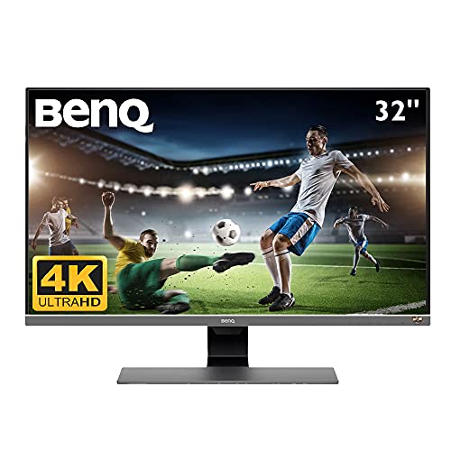 BenQ EW3270U Monitor PC per Intrattenimento Video, HDR (UHD), Risoluzione 4K HDR, VA, 95% DCI-P3, Brightness Intelligence Sensore, HDMI 2.0, DP 1.2, USB-C, DisplayPort, 32 Pollici