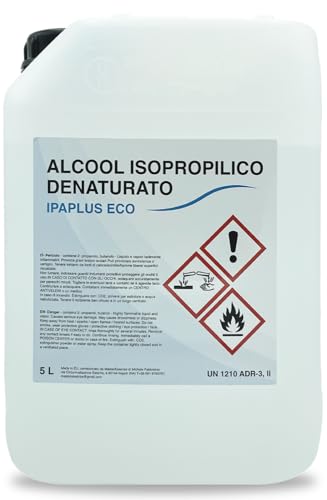 DETERGENTE ALCOOL ISOPROPILICO DENATURATO - 5 LITRI